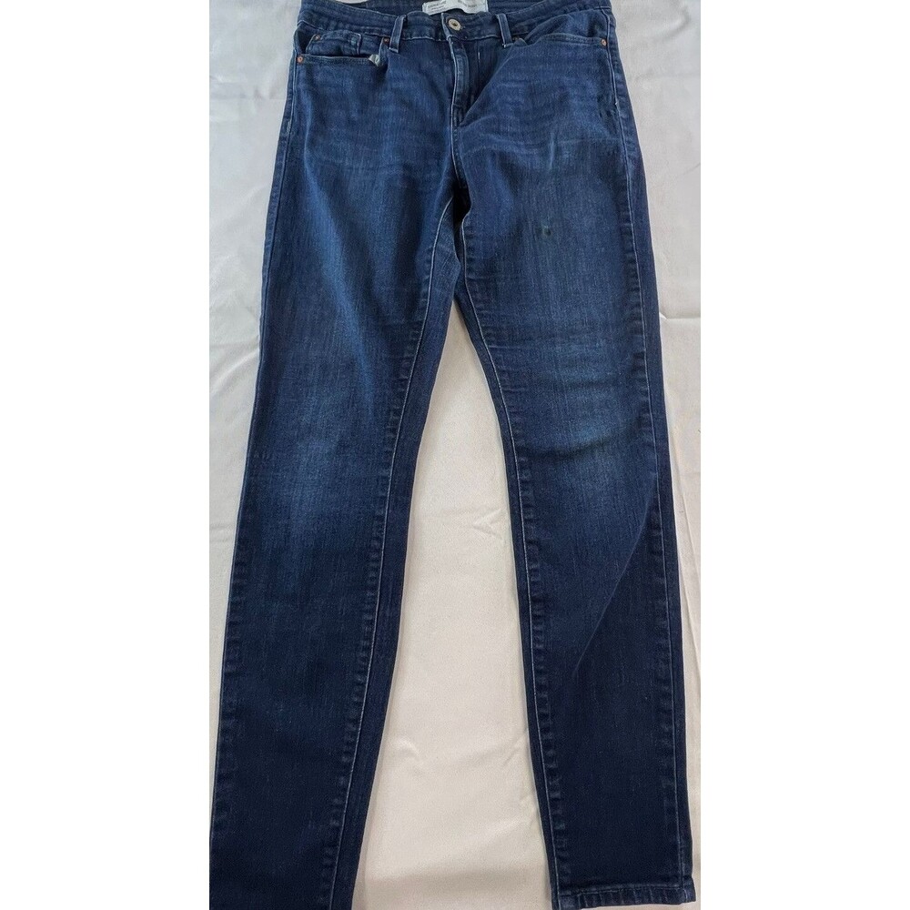 Levis Signature Womens Medium Wash Mid Rise Skinny Denim Blue Jeans Size 8M